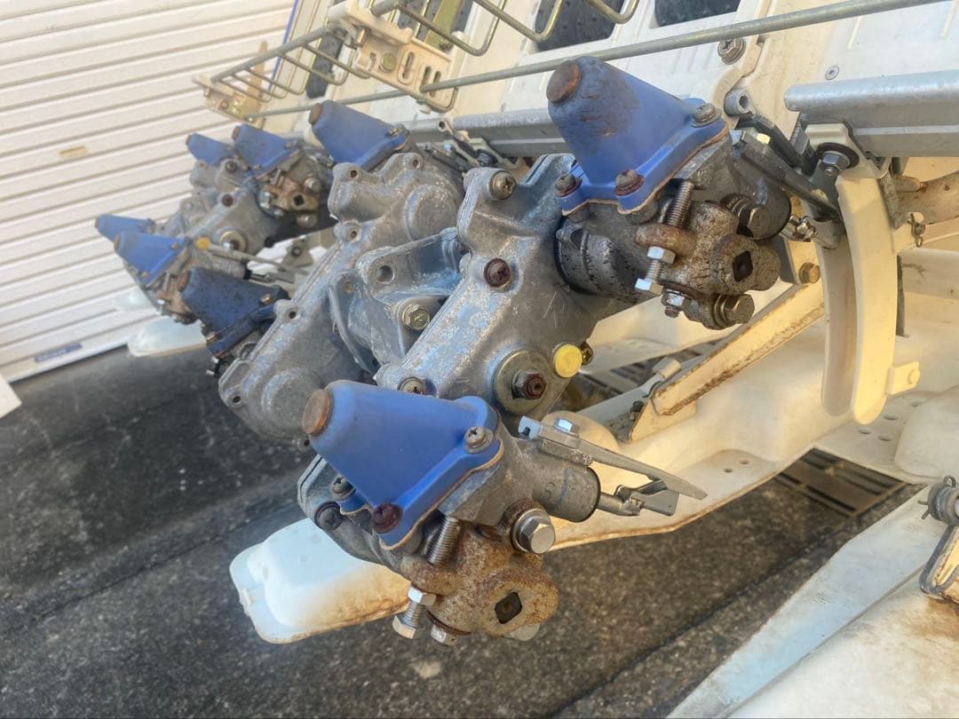 イセキ 田植機 PQ4-VS 4条ガソリンエンジンリコイルスタート愛知県引取限定