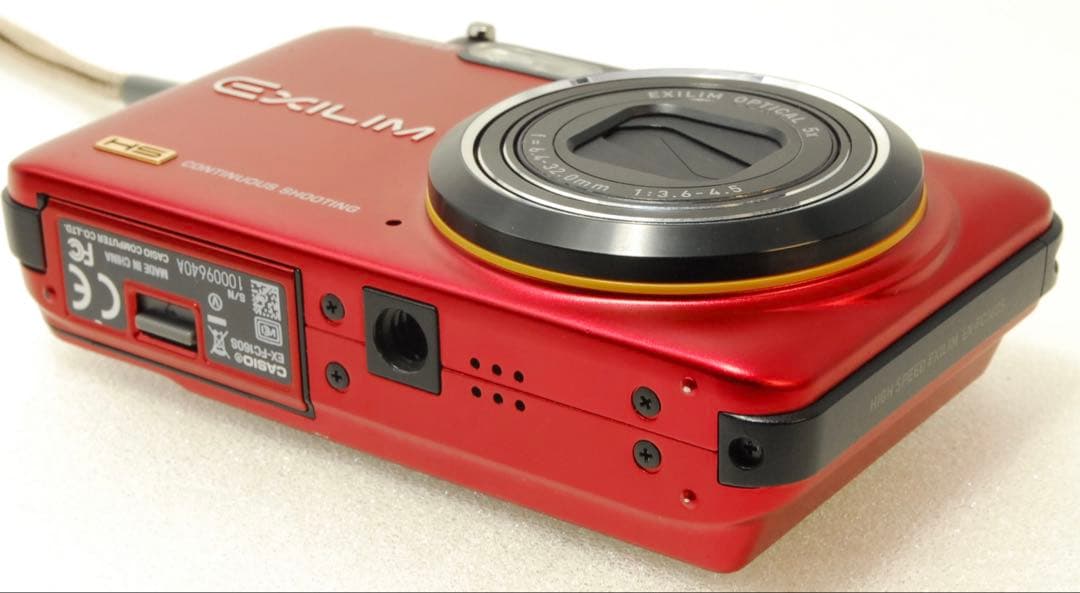 CASIO EXILIM EX-FC160S ❤️スマホ転送 動作確認済 レッド