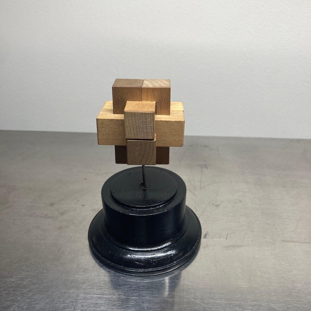 組み木オブジェ　ビンテージ　柳宗理アンティーク　理科