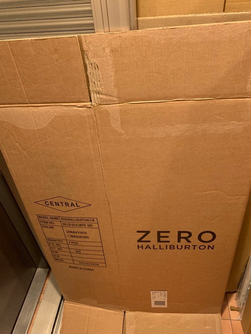 お買い得‼️正規品❗️美品❗️ゼロハリバートン キャディバッグ　ネイビー