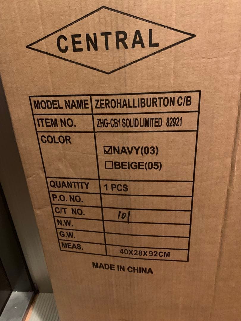 お買い得‼️正規品❗️美品❗️ゼロハリバートン キャディバッグ　ネイビー