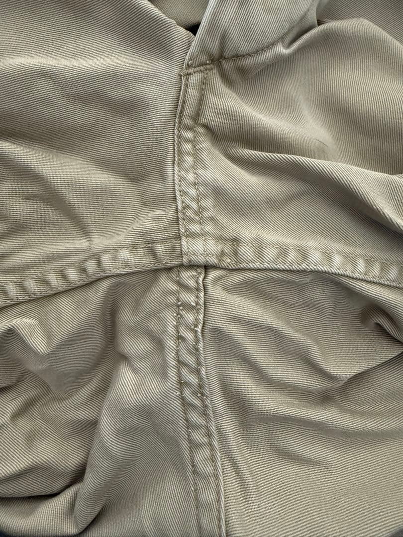 着画あり　実物　ダブルシーム　 usarmy 45カーキ