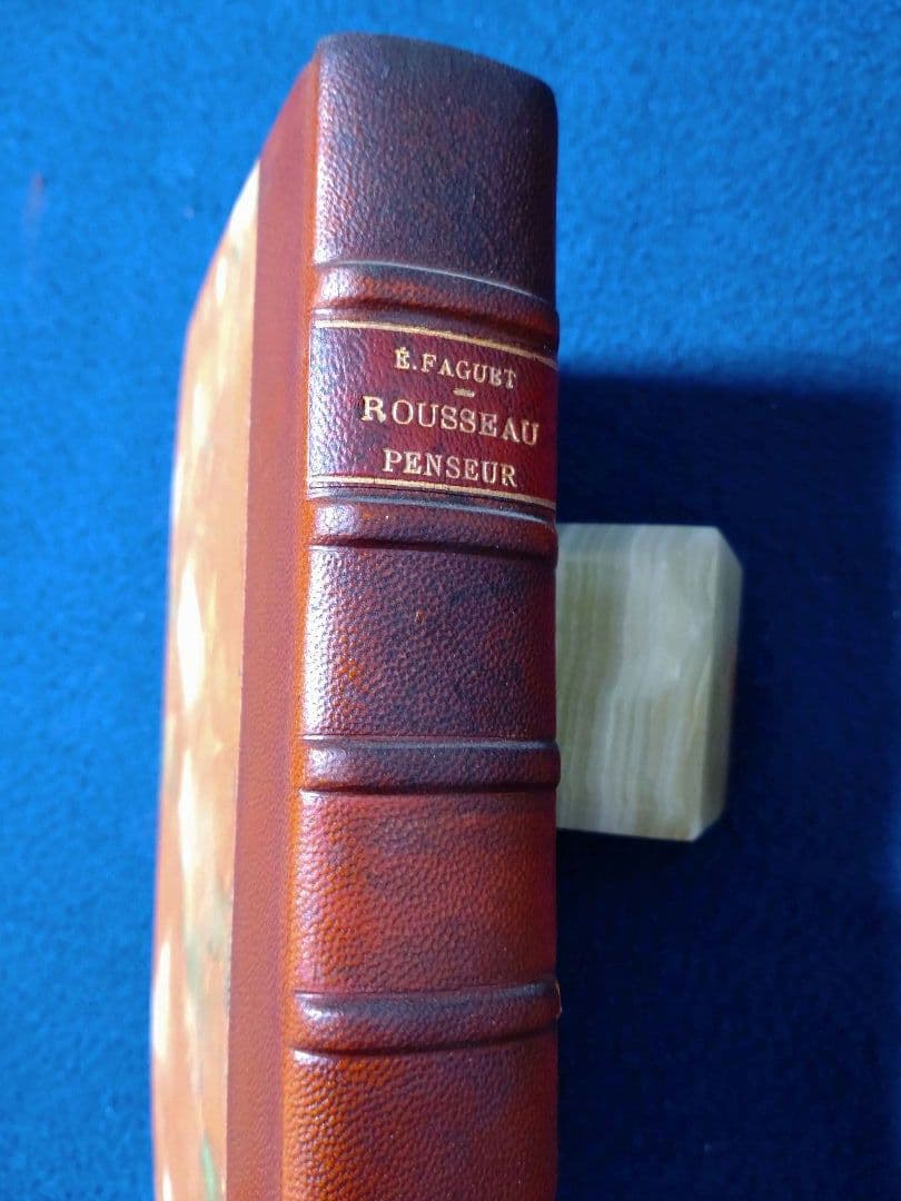 Emile　Faguet著　J.J.Rousseau研究書　全5巻　革装丁高級本