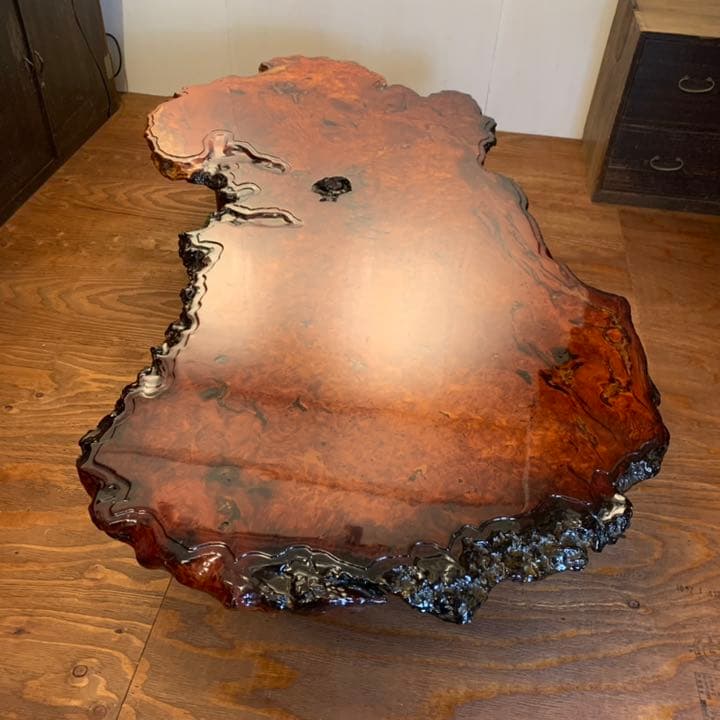 花梨　高級木材　一枚テーブル