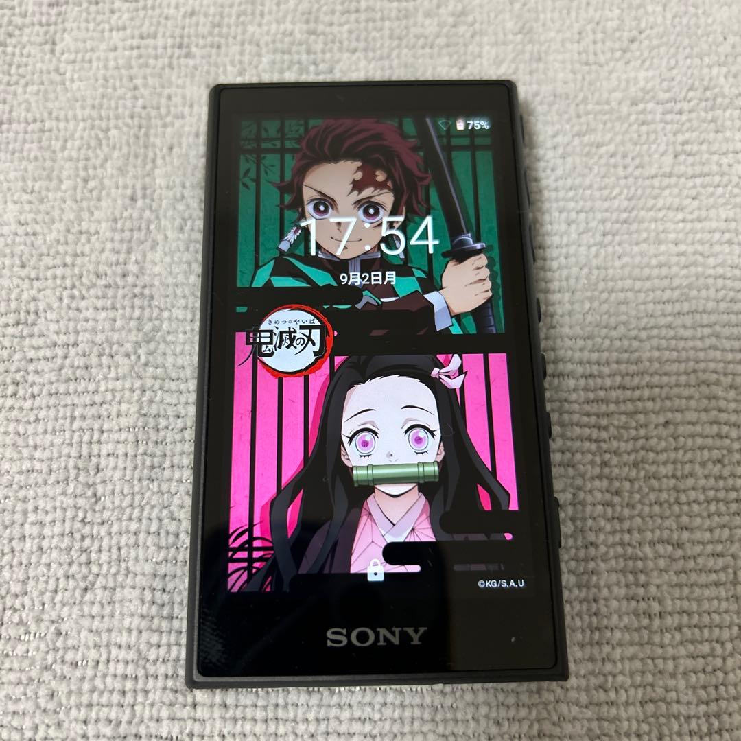 限定版‼️禰豆子 炭治郎 鬼滅の刃 ウォークマン　NW-A105　黒