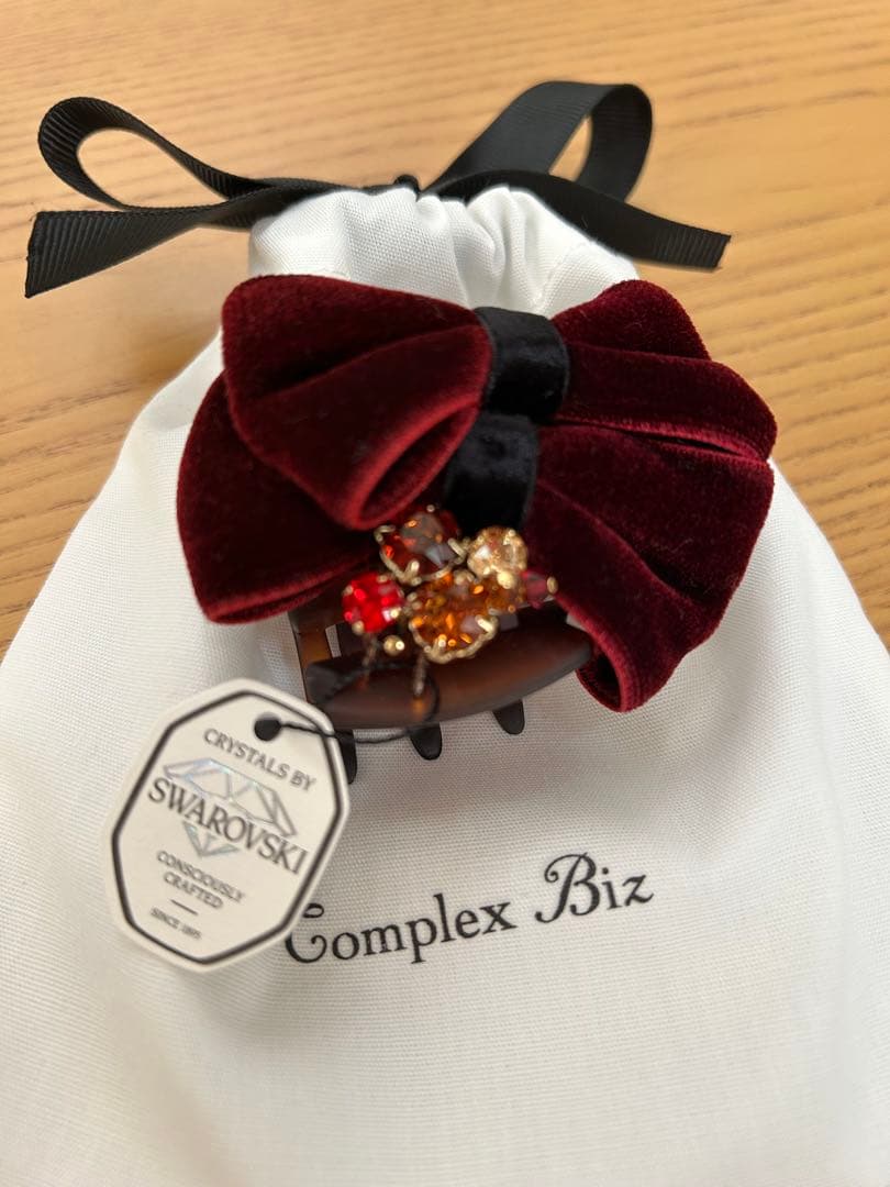 Complex Biz スワロフスキー ヘアクリップ