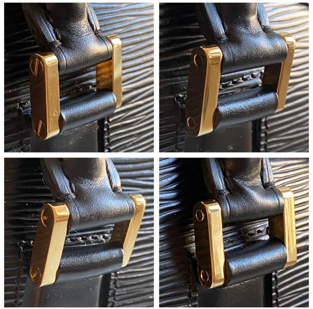 ルイヴィトン　ジャスミン　エピ　ハンドバッグ　ノワール　黒