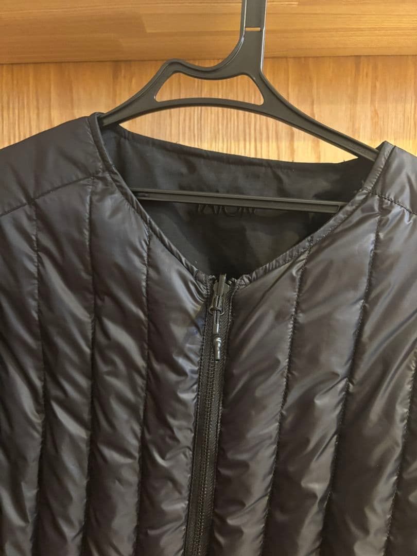 【完売品】TAION 別注 ヴァーチカルキルト リバーシブル ダウンカーディガン