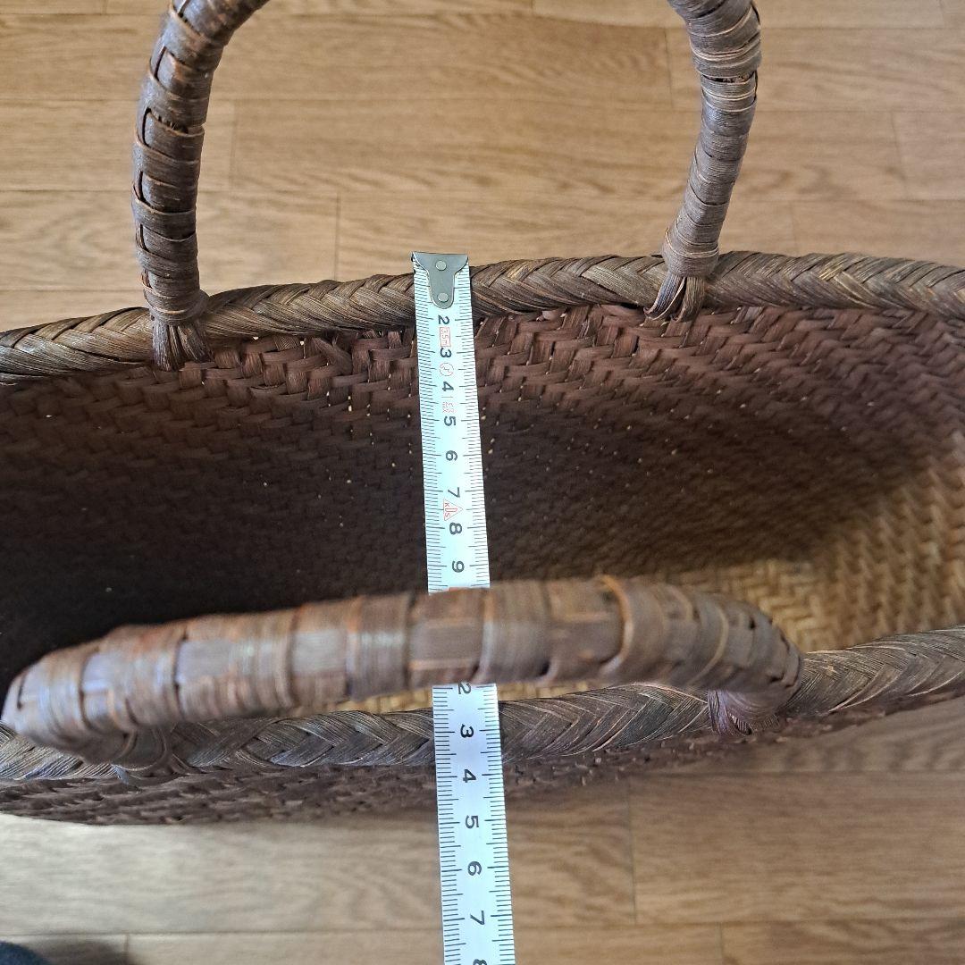 国産　山葡萄　大きなかごバッグ