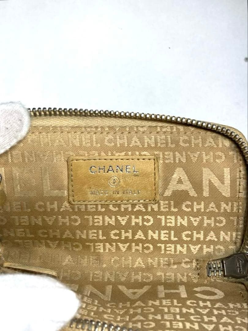 シャネル　アイコンライン　ココマーク　レザー　ケース　カードケース