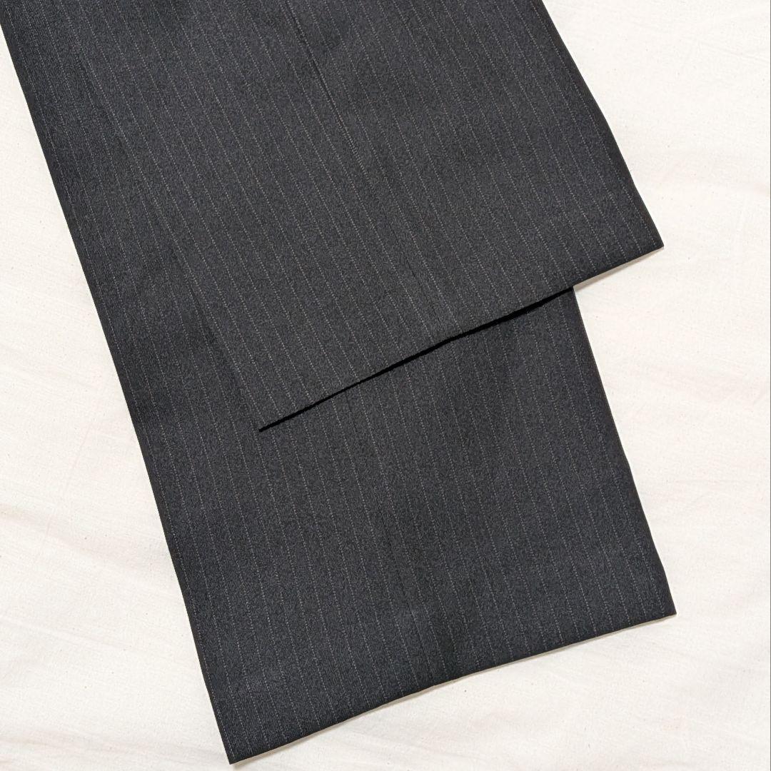 極美品★オリバーハウス フォーマルスーツ 卒服 150 黒 ストライプ 男の子