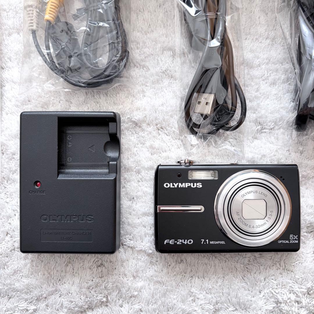 【動作確認済】OLYMPUS オリンパス CAMEDIA FE-240 レトロ