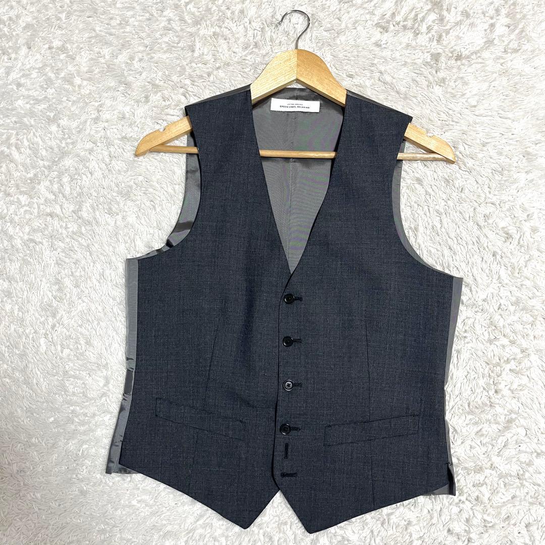 ✨極美品✨グリーンレーベルリラクシング カノニコ 3ピーススーツ ビジネス