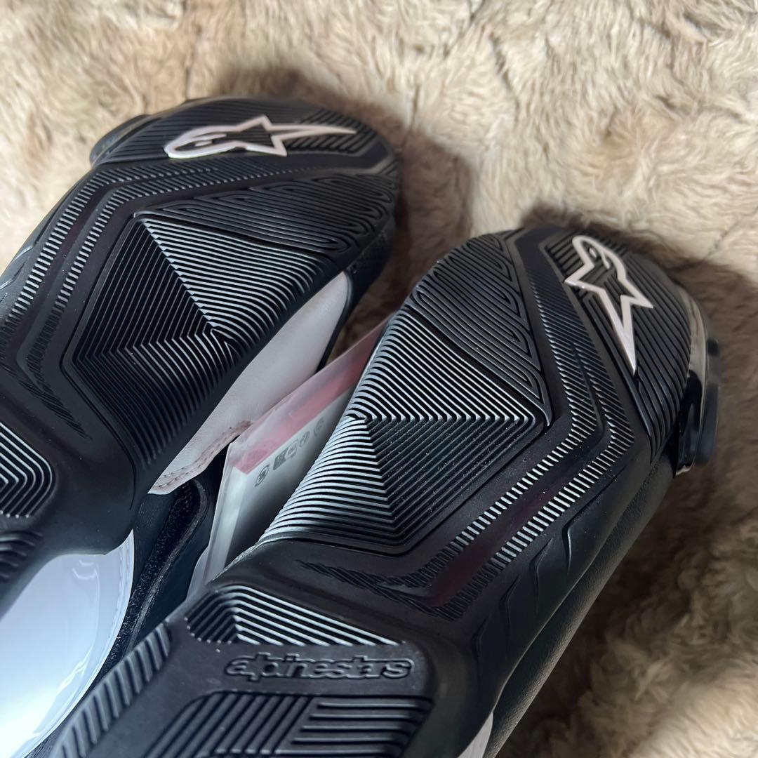 alpinestarsバイクブーツ ブラック/ホワイト SMX-Sブーツ