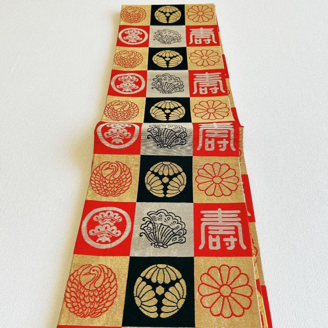 美品正絹　フルセット　七五三　７歳女の子　着物＆帯＆長襦袢＆小物セット　青×赤