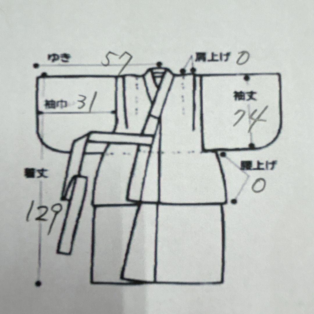美品正絹　フルセット　七五三　７歳女の子　着物＆帯＆長襦袢＆小物セット　青×赤