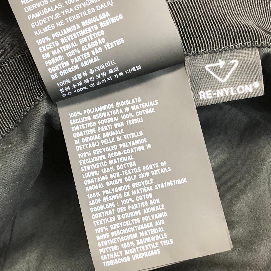 美品✨　PRADA Re-Nylon 三角プレート　ナイロン　バケットハット　Ｌ