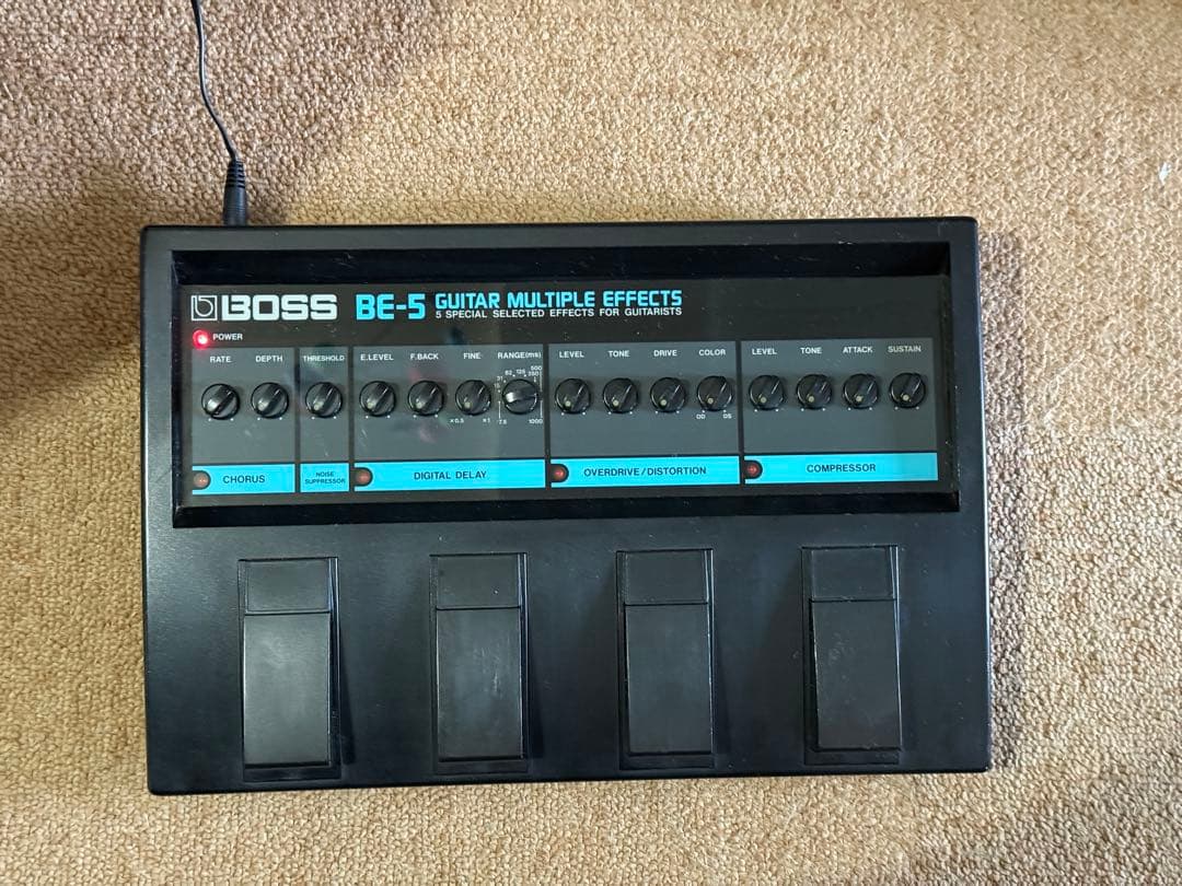 BOSS BE-5(マルチエフェクター) + エフェクターケース