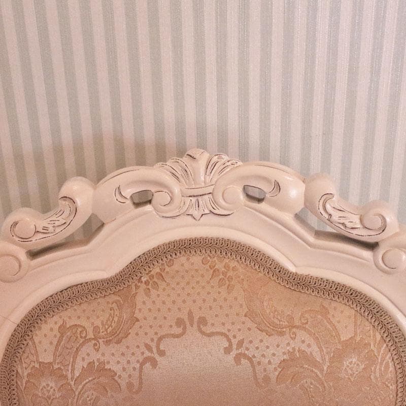 カウンターチェア シャビーシック 猫脚 椅子 アンティーク調 635-177