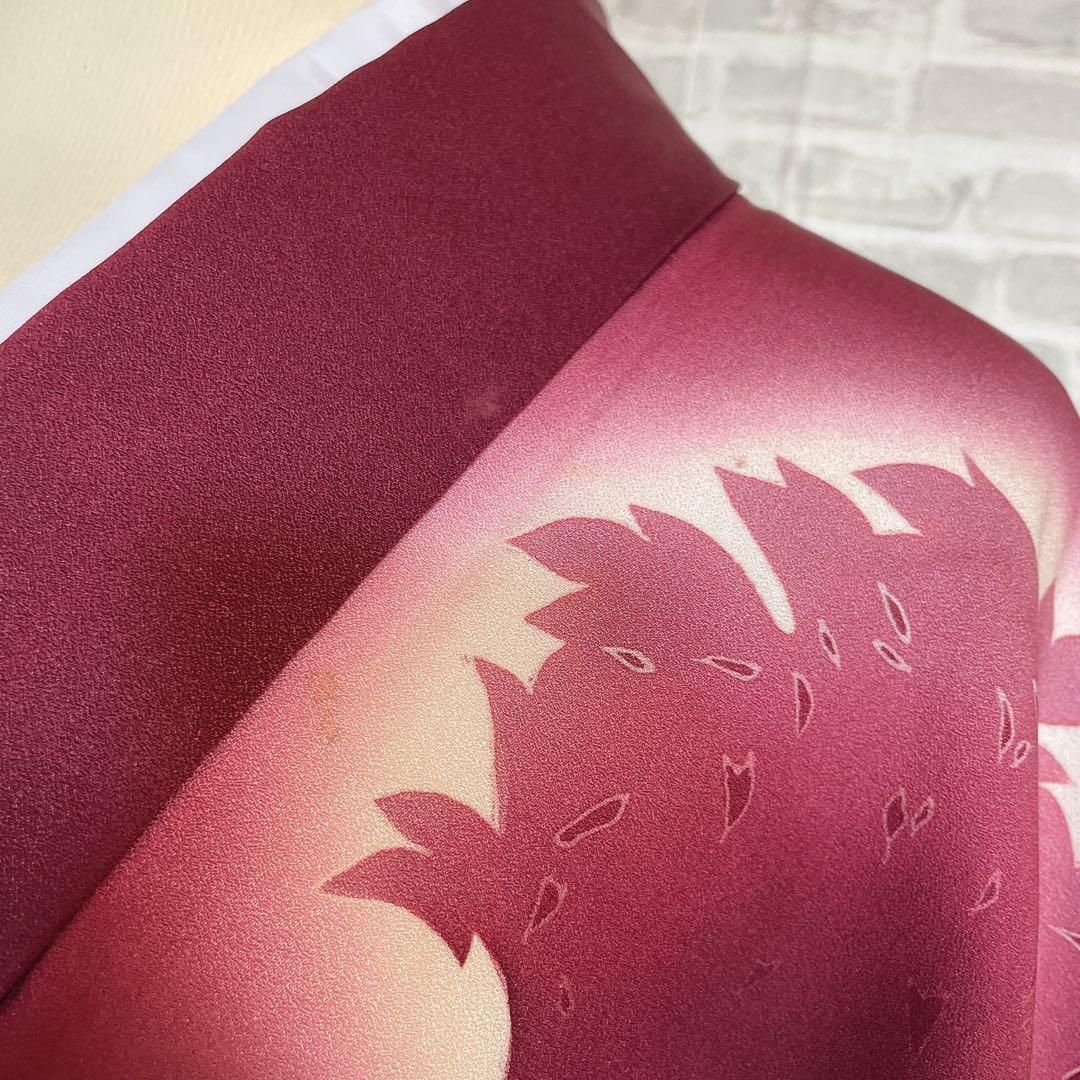 訪問着　フルセット　影　草陰　着物　L2