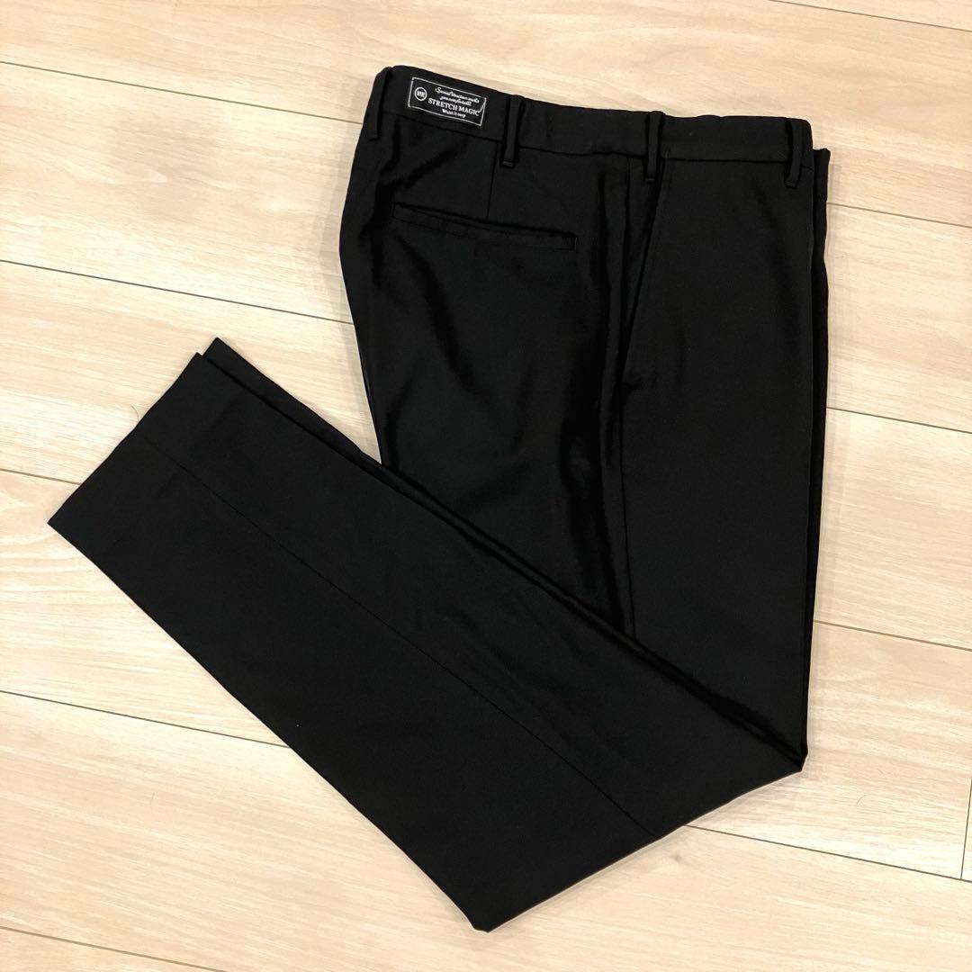 極美品✨️EDIFICE スーツ セットアップ アンコン 伸縮 冠婚葬祭 黒 M