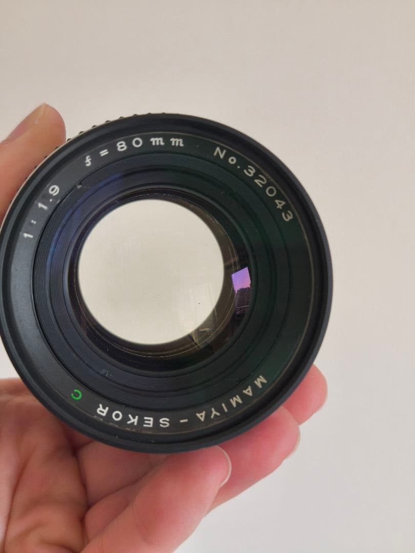 レンズ(単焦点) MAMIYA SEKOR C 80mm f1.9 + Fotodiox GFX