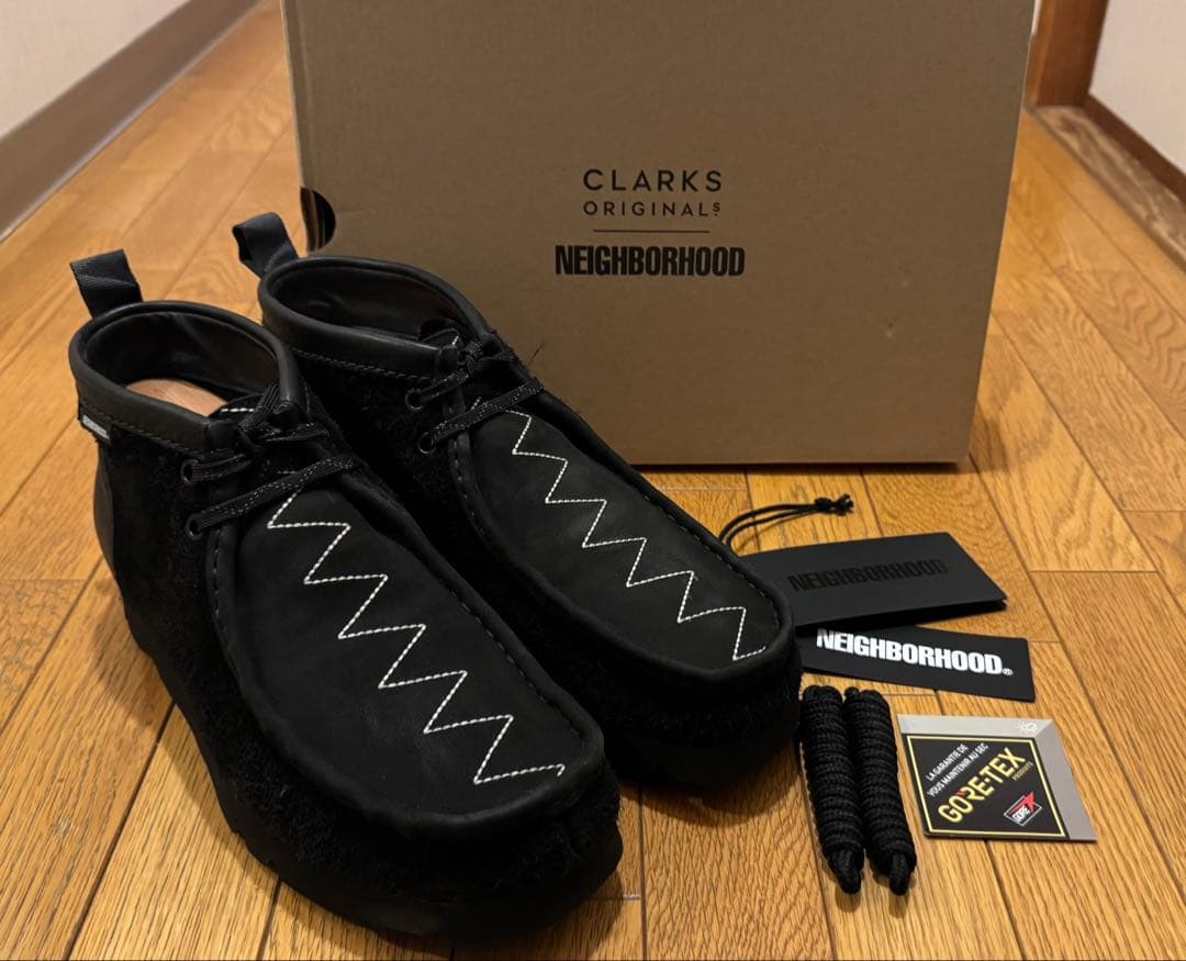 【美品】neighborhoodネイバーフッド クラークスワラビー GTX