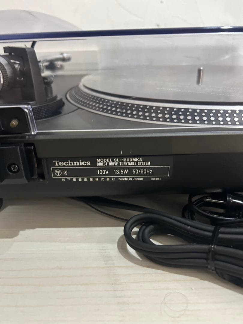 【美品】テクニクス ターンテーブル SL-1200MK3
