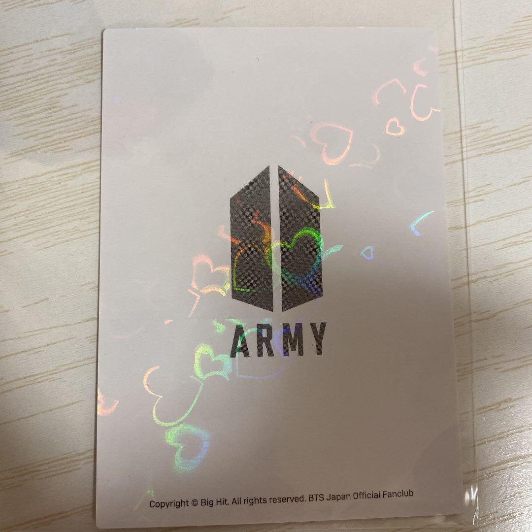 BTS テヒョン FC限定トレカ ホログラム