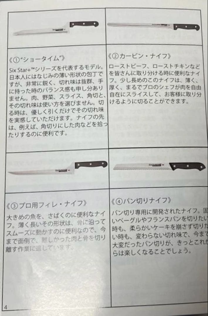 Ronco Six Star 24pc Knife Set 包丁セット