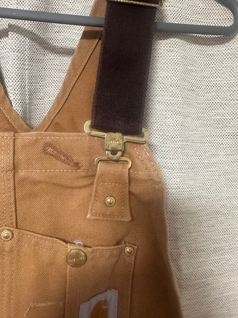 ★美品★ Carhartt ブラウンオーバーオール34×32（メンズL相当）