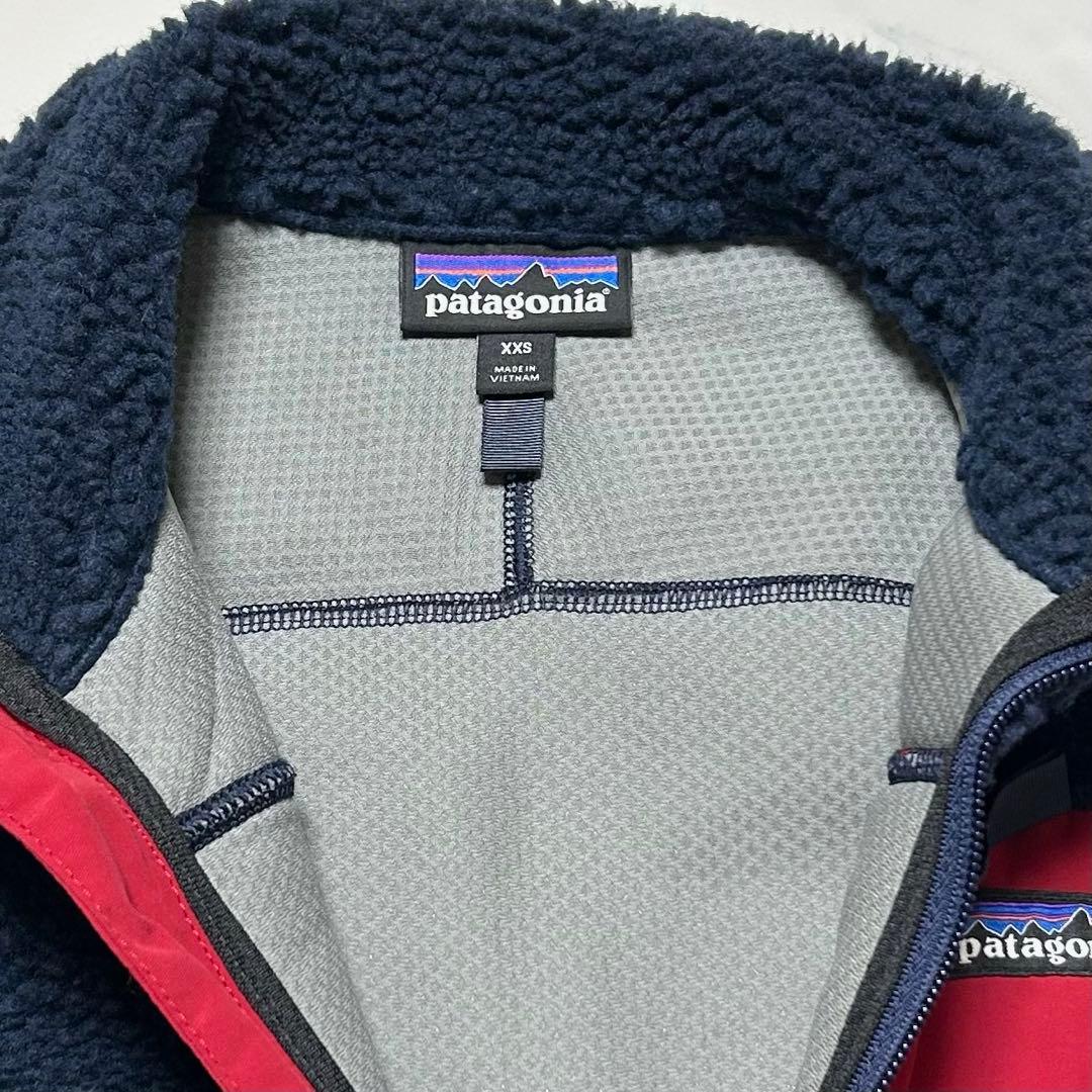 【XXS】美品 パタゴニア クラシック レトロX ベスト ネイビー レッド