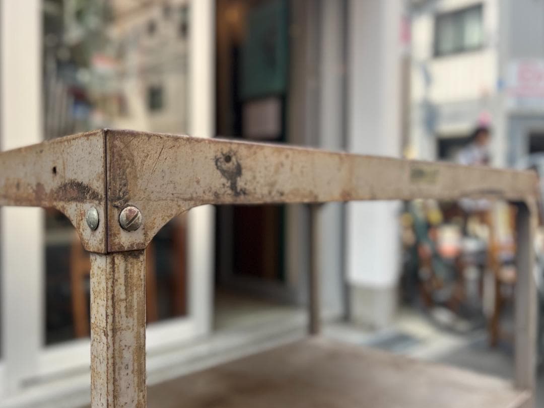 1960s☆USA製／ヴィンテージ／スチールワゴン／キャスターワゴン／アメカジ