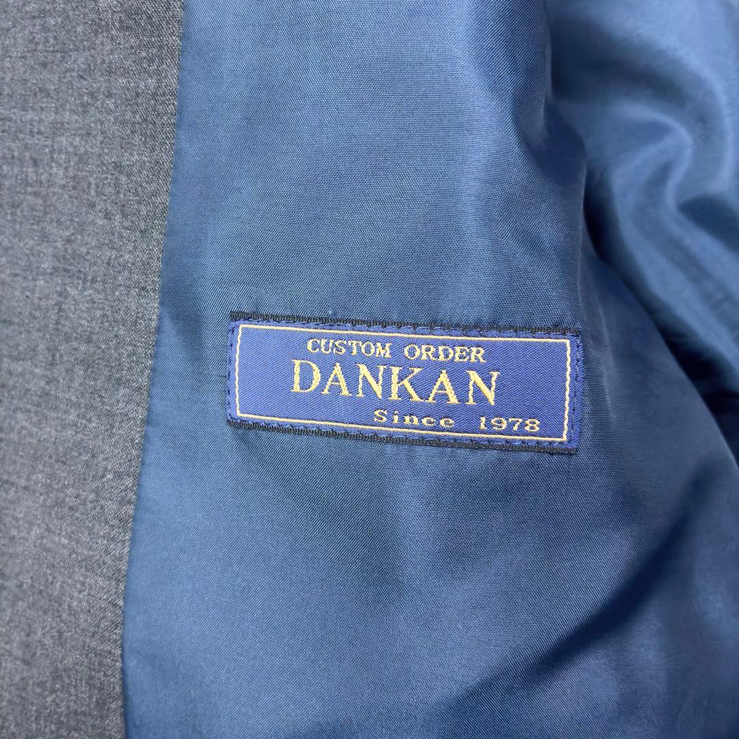美品　DANKAN　３ピース　スーツセットアップ　オーダースーツ　2XL相当　灰