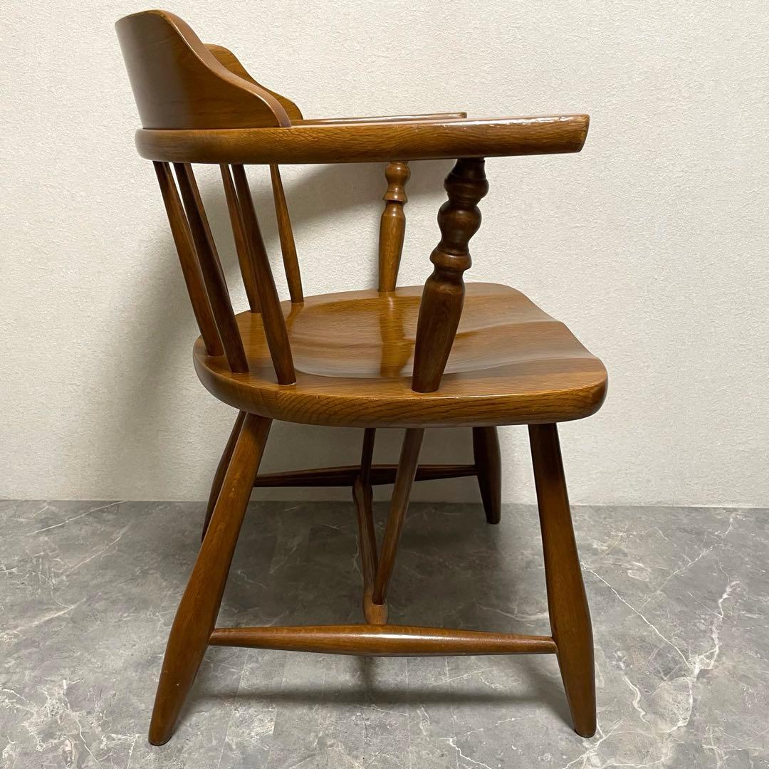 柏木工 ウィンザーアーム チェア ② ダイニングチェア　英国アンティークスタイル