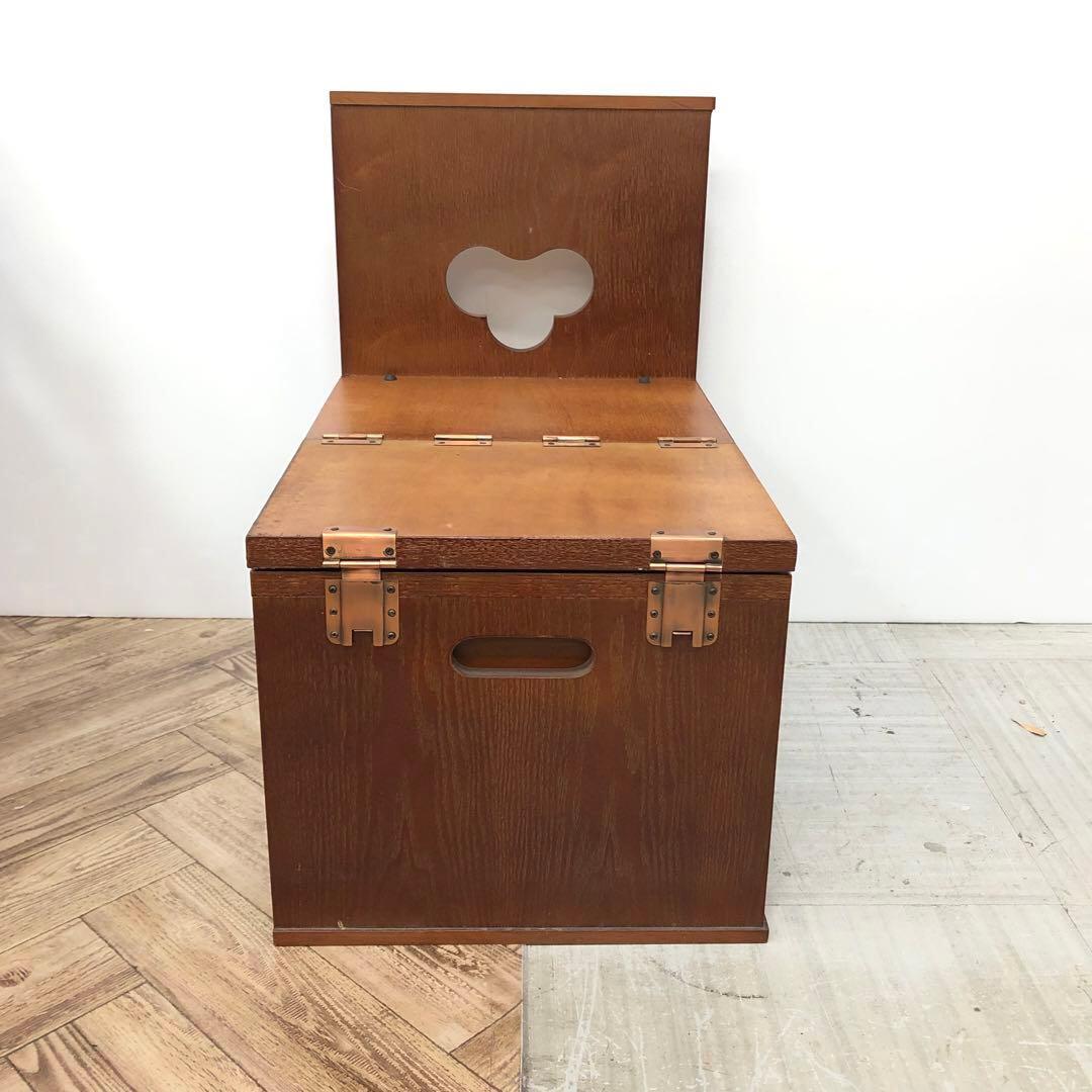 文机　折りたたみ机　アンティーク　和モダン　インテリア