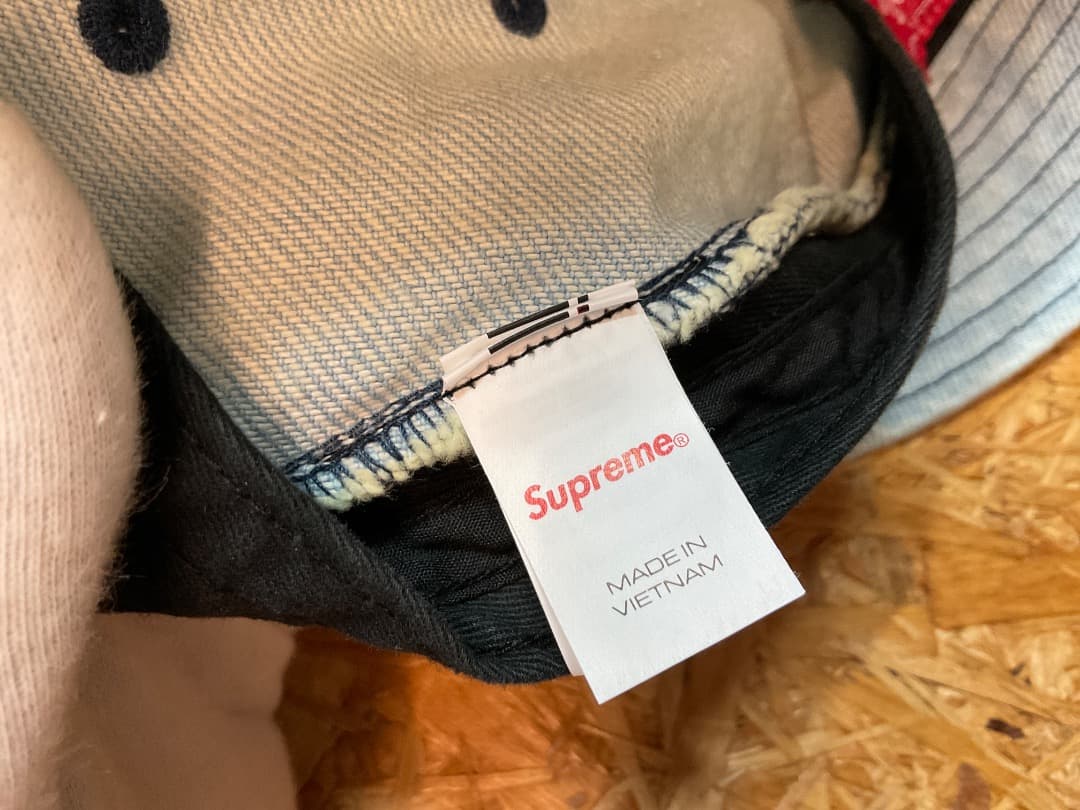 未使用 タグ付 シュプリーム 25ss Denim Crusher S/M