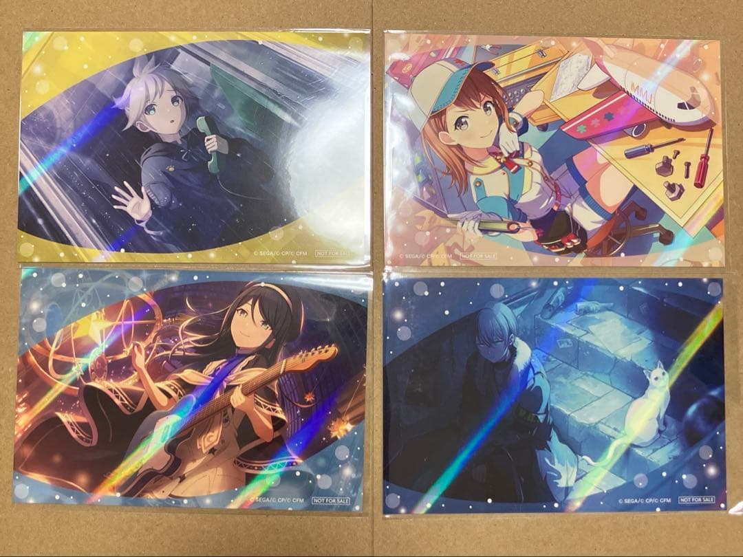 プロセカ バラ売り 缶バッジ エピカ ラッキーくじ 特典 ステッカー ウエハース