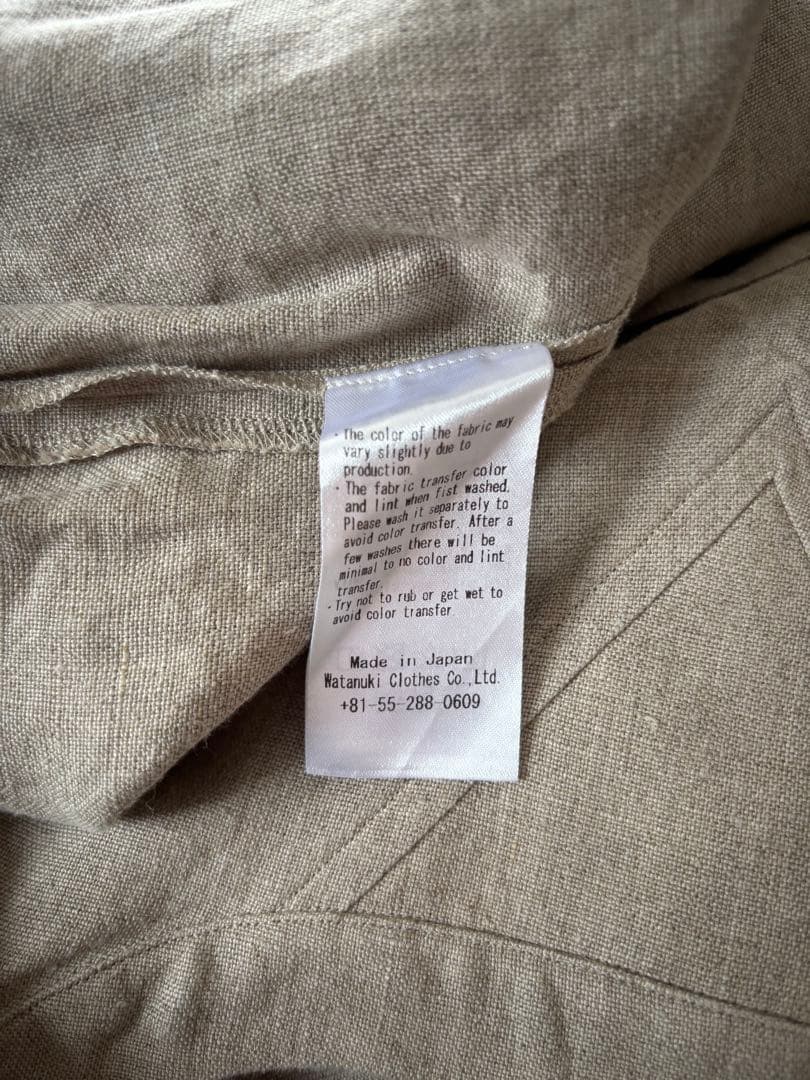 wafu リネン スウェット風トップス サイズL