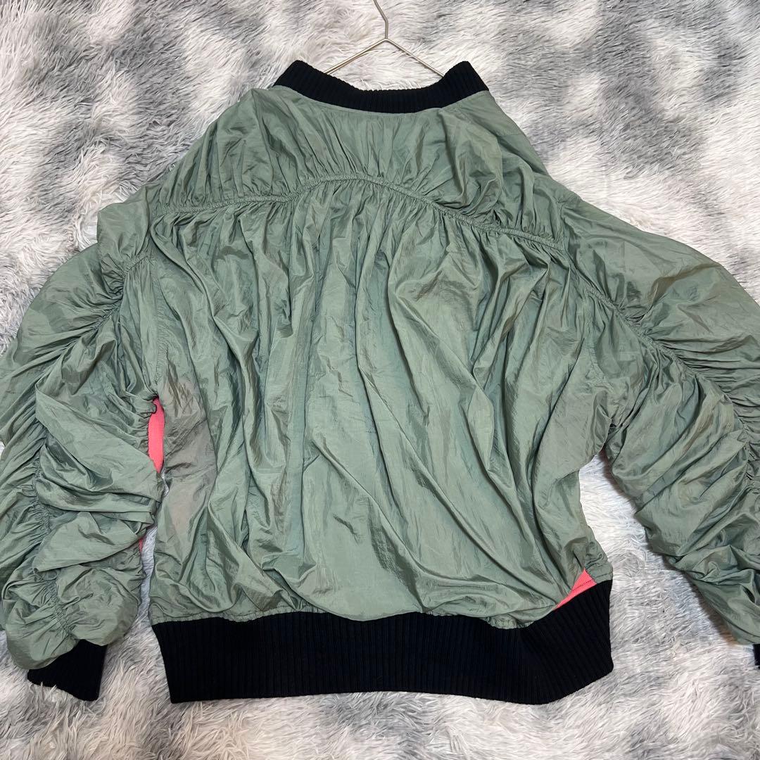 美品 DIESEL ディーゼル MA1 ボンバージャケット カーキ　〜XL