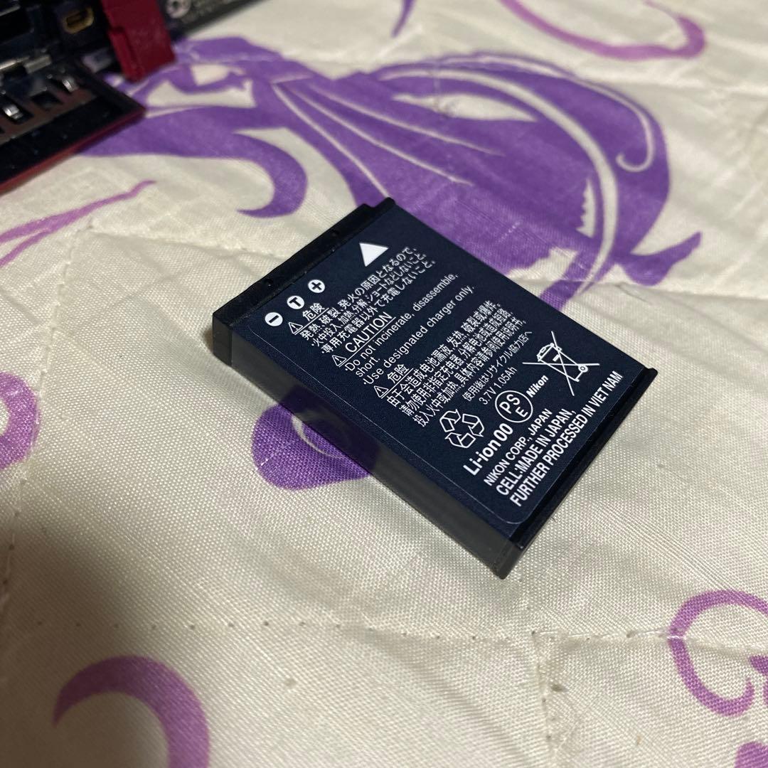 Nikon COOLPIX S6200 レッド♢説明書&充電アダプター付き