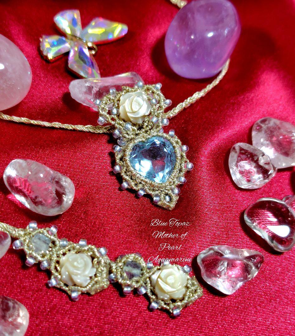 ♡ラピスラズリマクラメネックレス