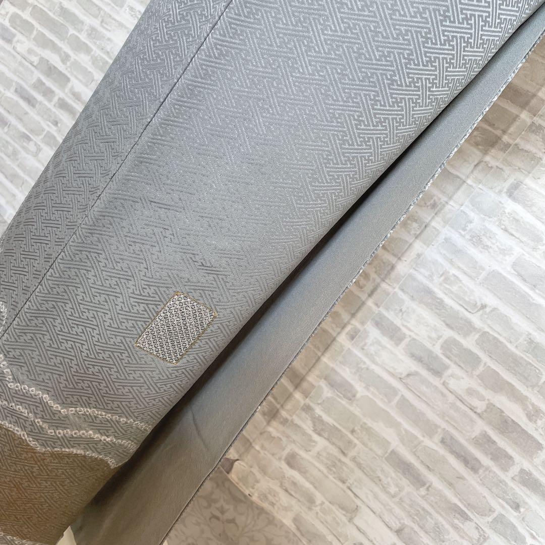 訪問着　フルセット　観世水　鹿の子絞り　金彩　紗綾形地紋　入学式　卒業式　L1