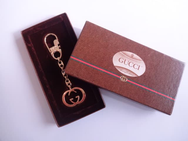 オールドグッチ　インターロッキングG キーリング/キーホルダー　新品