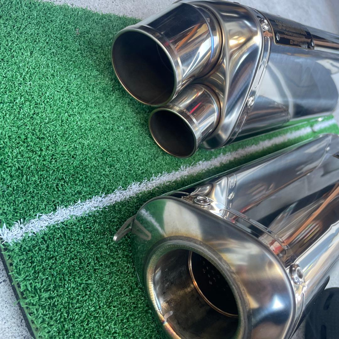 GSX1300R隼2型08-20ヨシムラレース用トライオーバル2エンドマフラー