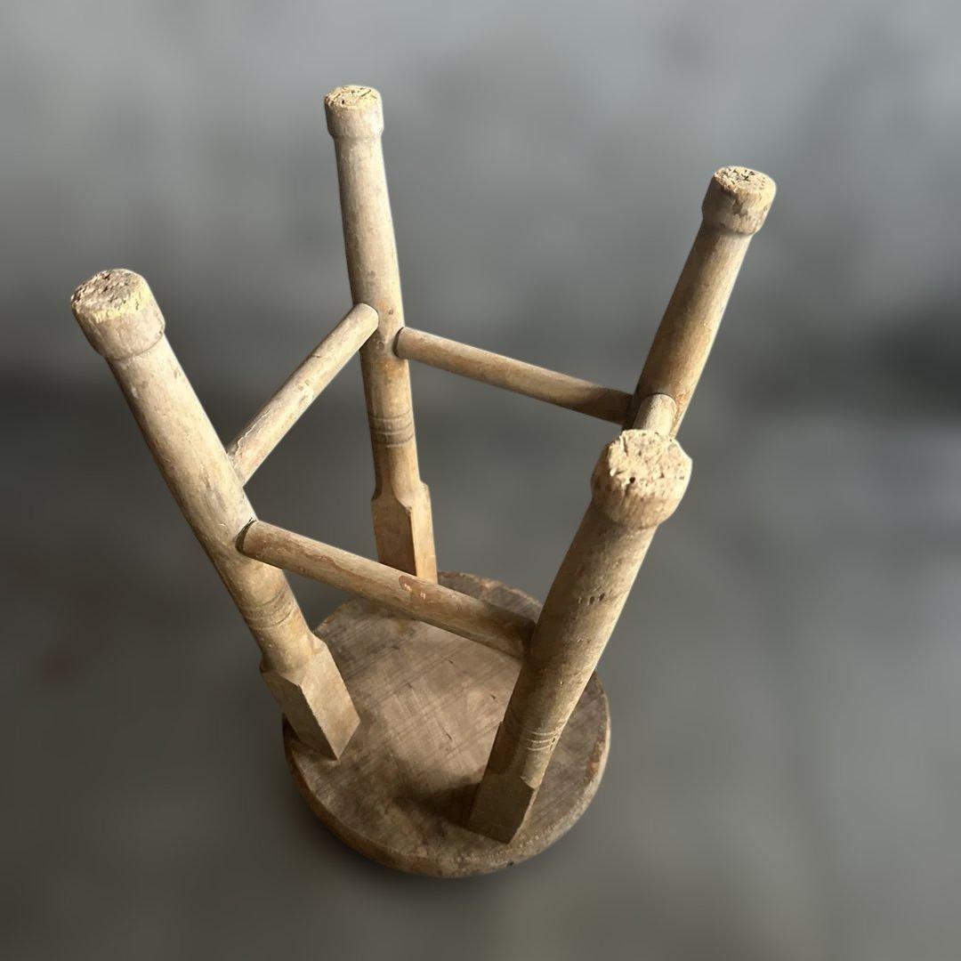 とても味のある木製スツール　ヴィンテージ