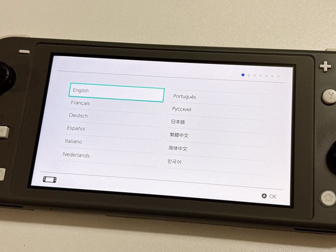 Switch lite グレー　中古品