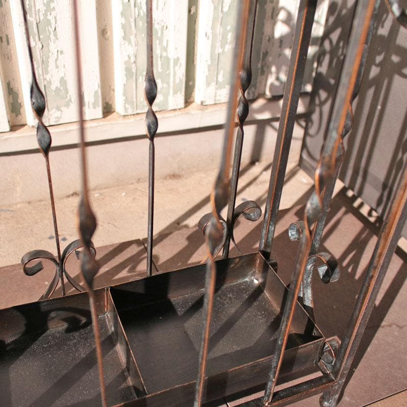 アイアン アンブレラスタンド 傘立て ブラック 収納 128-030