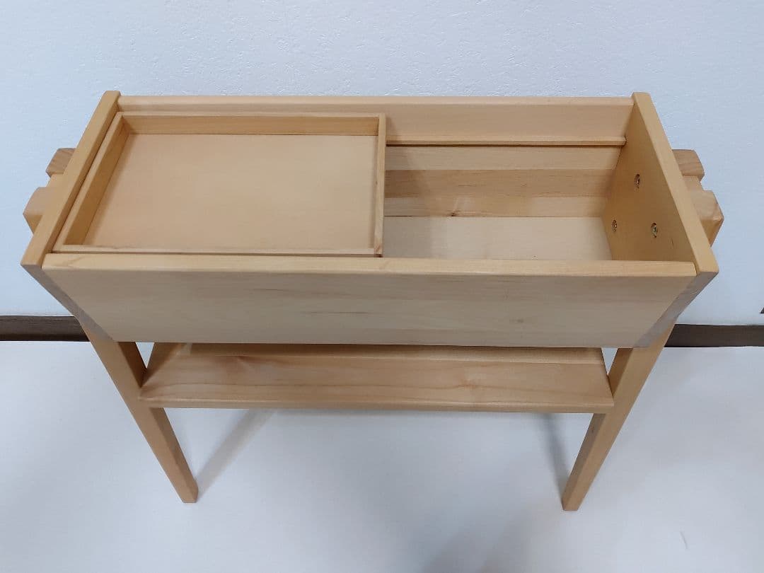 天然木 サイドラック シェルフ 棚 サイドテーブル マルチサイドラック