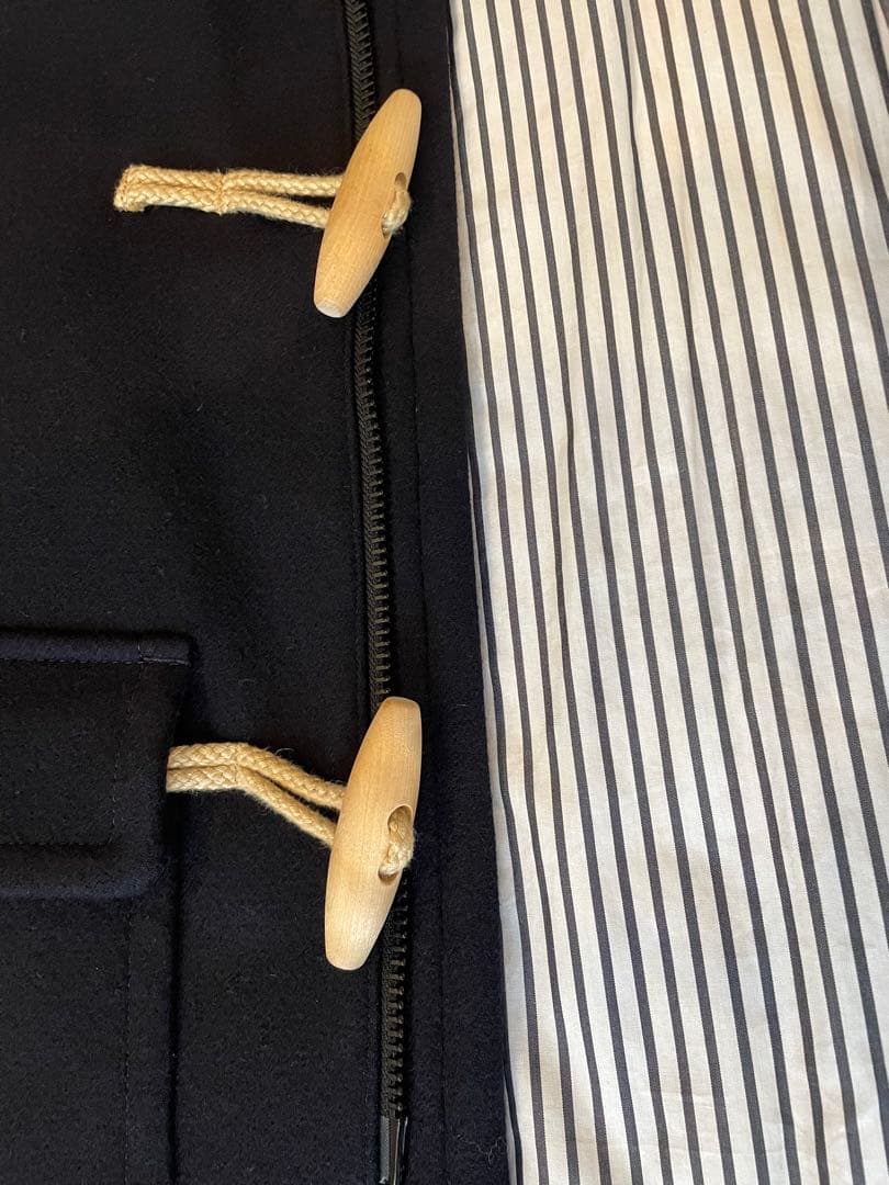 THE RERACS ネイビー ウール ダッフルコート 46